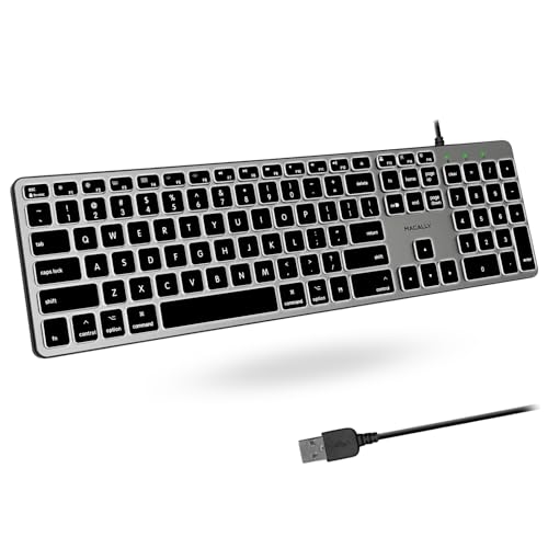 Enhance Your Work Efficiency with the Backlit Mac Keyboard – A Must-Have!