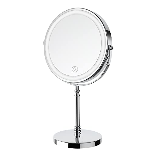 Illuminated Magnifying Mirror: Enhancing Your Beauty Routine with Perfect Lighting