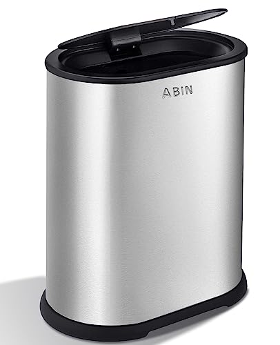 Upgrade Your Space with the Sleek Massage Stainless Steel Trash Can!